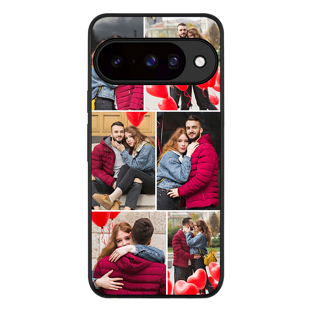 Personalised Valentine Photo Collage Grid, Phone Case - Google