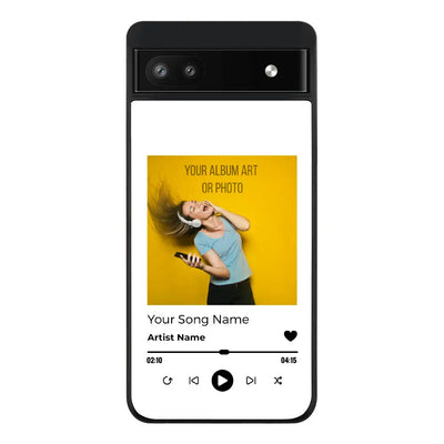 Google Pixel 6a Rugged Black Custom Album Art Phone Case - Google - Stylizedd.com