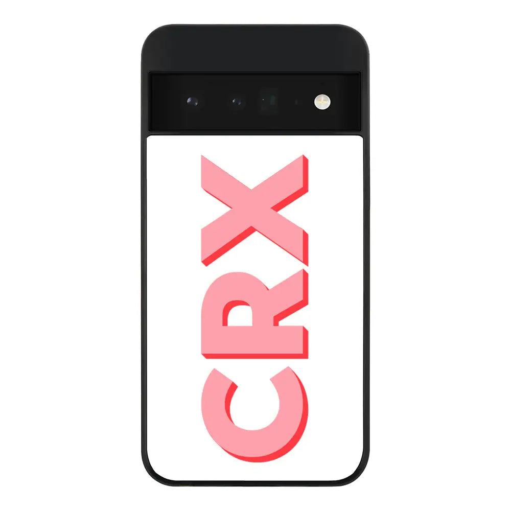 Google Pixel 6 Pro 5G Rugged Black Personalized Monogram Initial 3D Shadow Text Phone Case - Google - Stylizedd.com