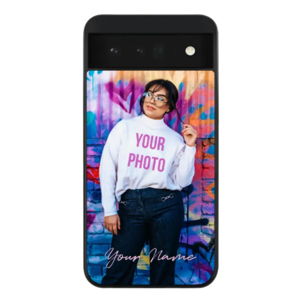 Google Pixel 6 5G Rugged Black Custom Photo, My Style Phone Case - Google - Stylizedd.com