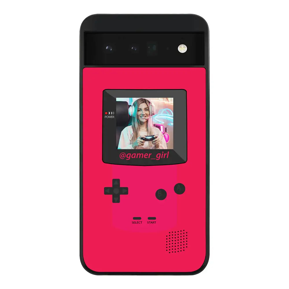 Google Pixel 6 5G / Rugged Black Phone Case Customized Retro Game Console, Phone case - Google - Stylizedd