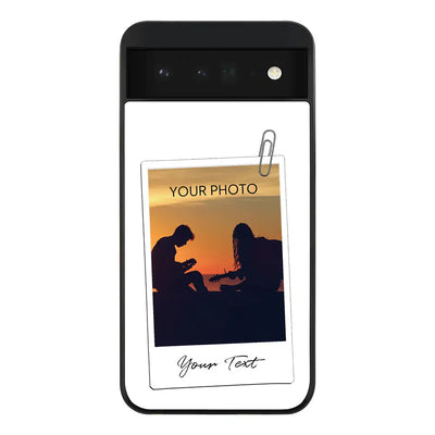 Google Pixel 6 5G / Rugged Black Phone Case Polaroid Photo Phone Case - Google - Stylizedd