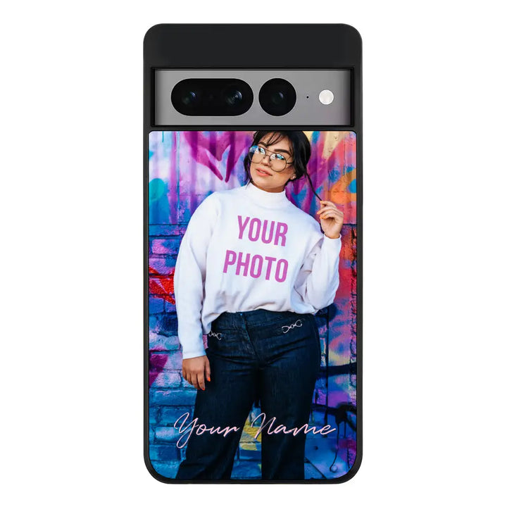 Google Pixel 7 Pro / Rugged Black Phone Case Custom Photo, My Style Phone Case - Google - Stylizedd