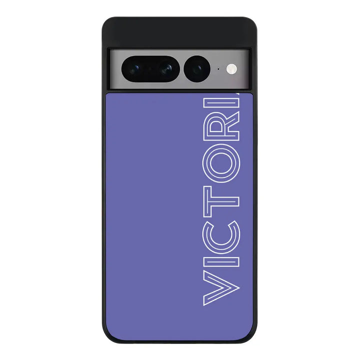 Google Pixel 7 Pro Rugged Black Personalized Name, Custom Phone Case - Google - Stylizedd.com