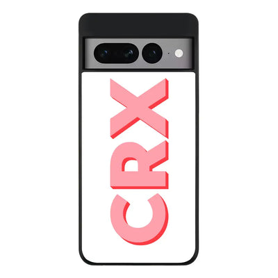Google Pixel 7 Pro Rugged Black Personalized Monogram Initial 3D Shadow Text Phone Case - Google - Stylizedd.com