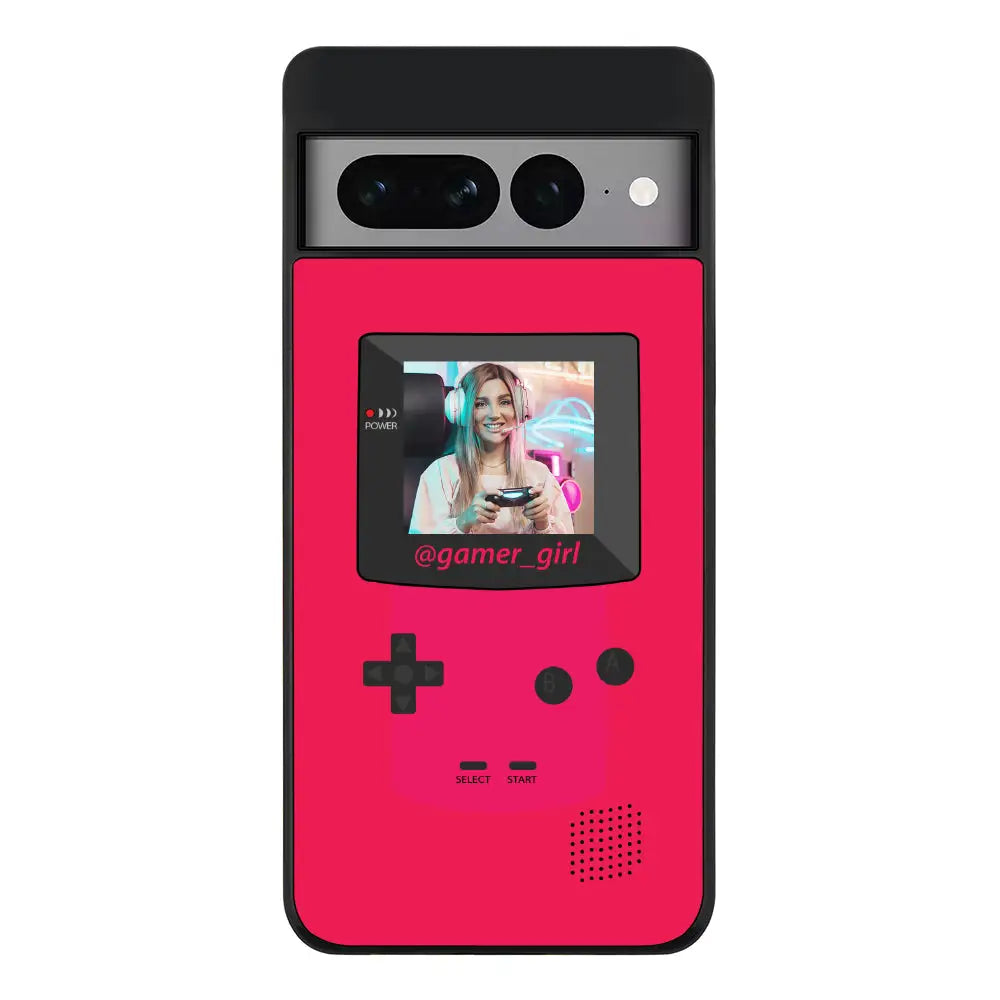 Google Pixel 7 Pro / Rugged Black Phone Case Customized Retro Game Console, Phone case - Google - Stylizedd