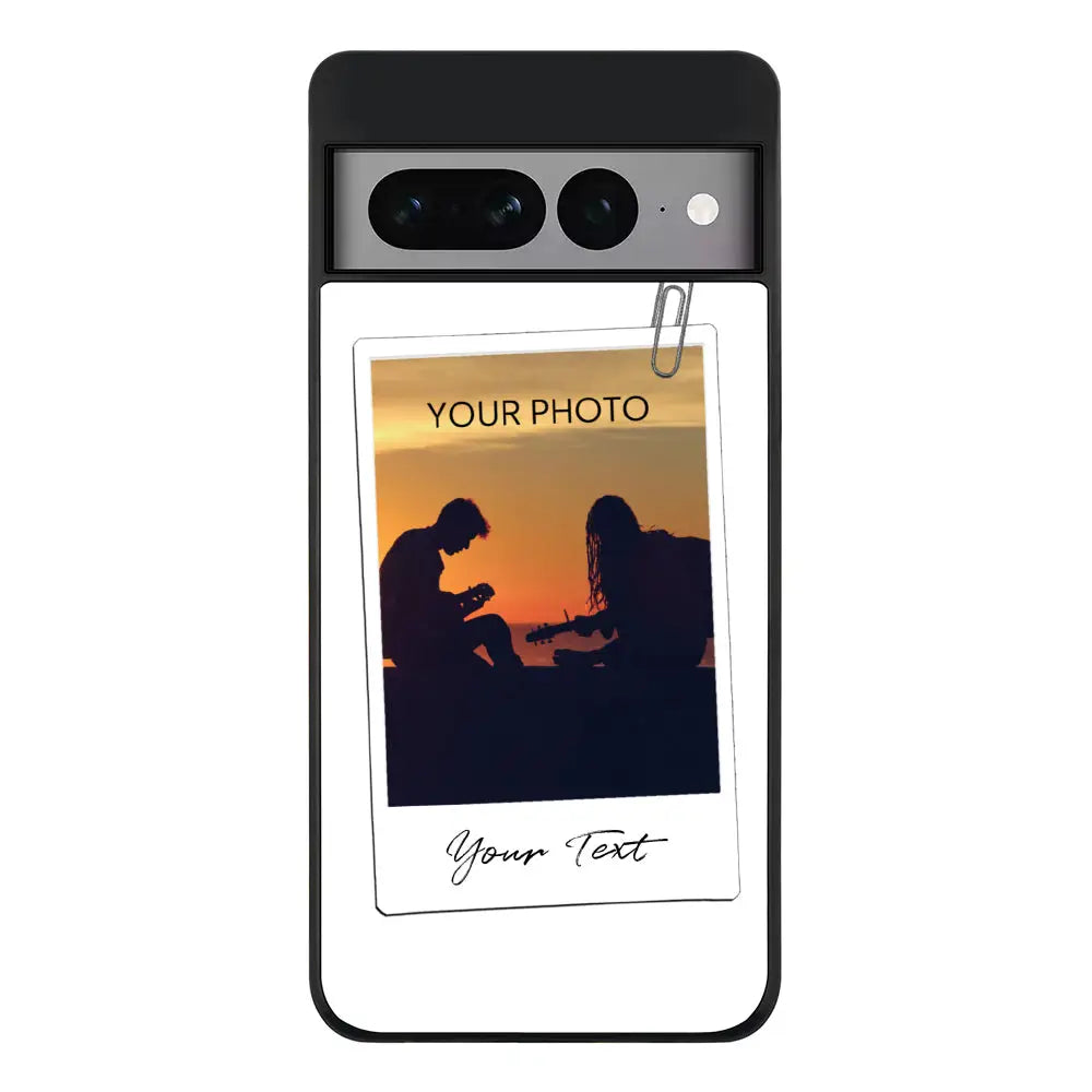 Google Pixel 7 Pro / Rugged Black Phone Case Polaroid Photo Phone Case - Google - Stylizedd