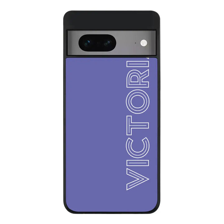 Google Pixel 7 Rugged Black Personalized Name, Custom Phone Case - Google - Stylizedd.com