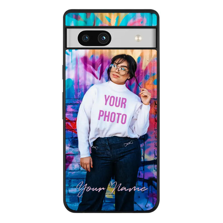 Google Pixel 7a 5G / Rugged Black Phone Case Custom Photo, My Style Phone Case - Google - Stylizedd