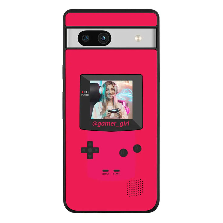 Google Pixel 7a 5G / Rugged Black Phone Case Customized Retro Game Console, Phone case - Google - Stylizedd