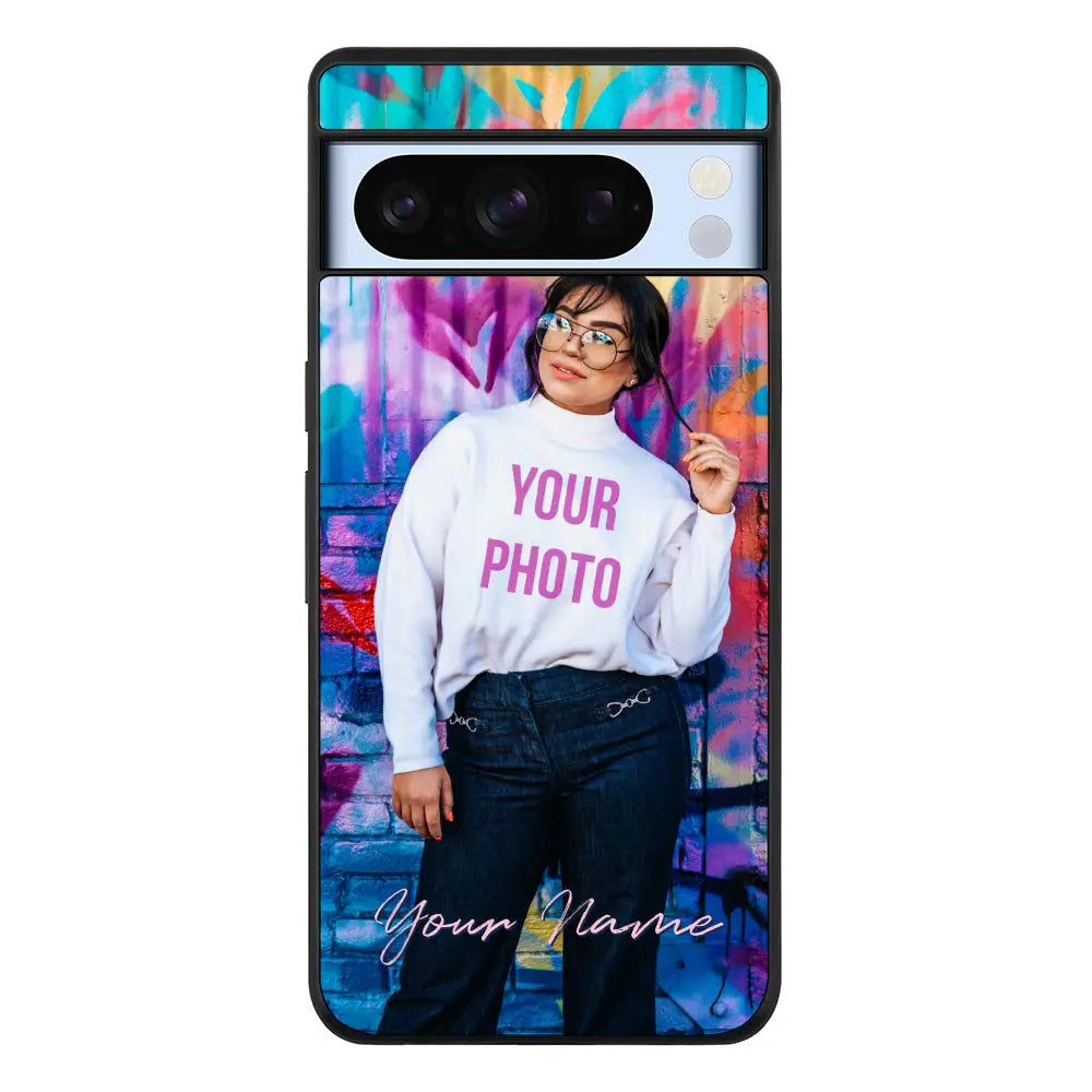 Google Pixel 8 Pro / Rugged Black Phone Case Custom Photo, My Style Phone Case - Google - Stylizedd