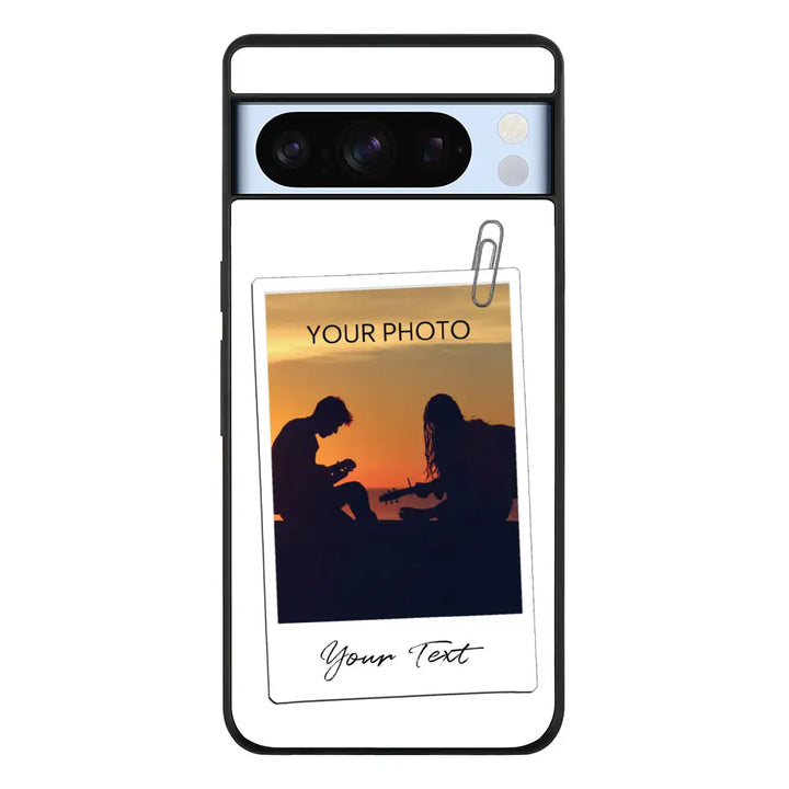 Google Pixel 8 Pro / Rugged Black Phone Case Polaroid Photo Phone Case - Google - Stylizedd