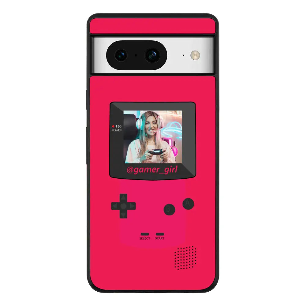 Google Pixel 8 / Rugged Black Phone Case Customized Retro Game Console, Phone case - Google - Stylizedd