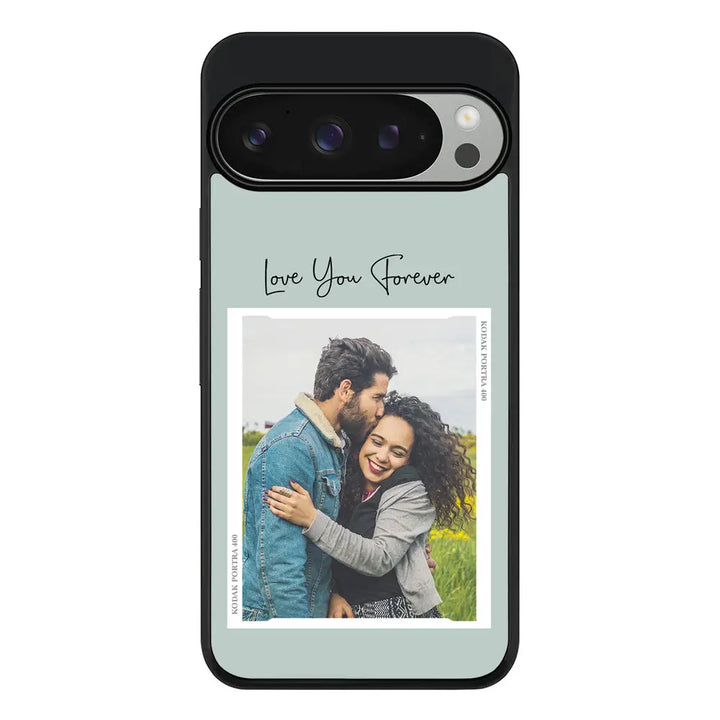 Custom Memory Photo Phone Case - Google - Pixel 9 Pro / Rugged Black - Stylizedd