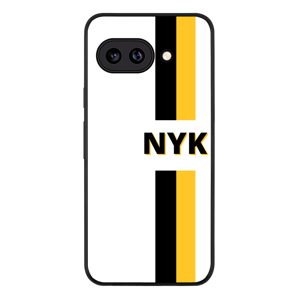 Custom Striped Monogram Phone Case - Google