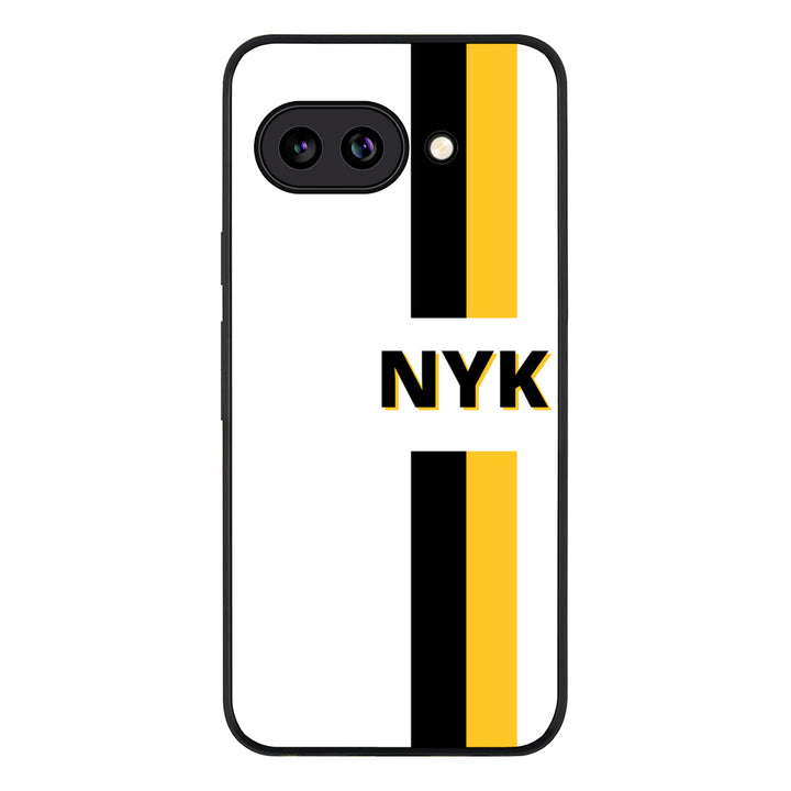 Custom Striped Monogram Phone Case - Google