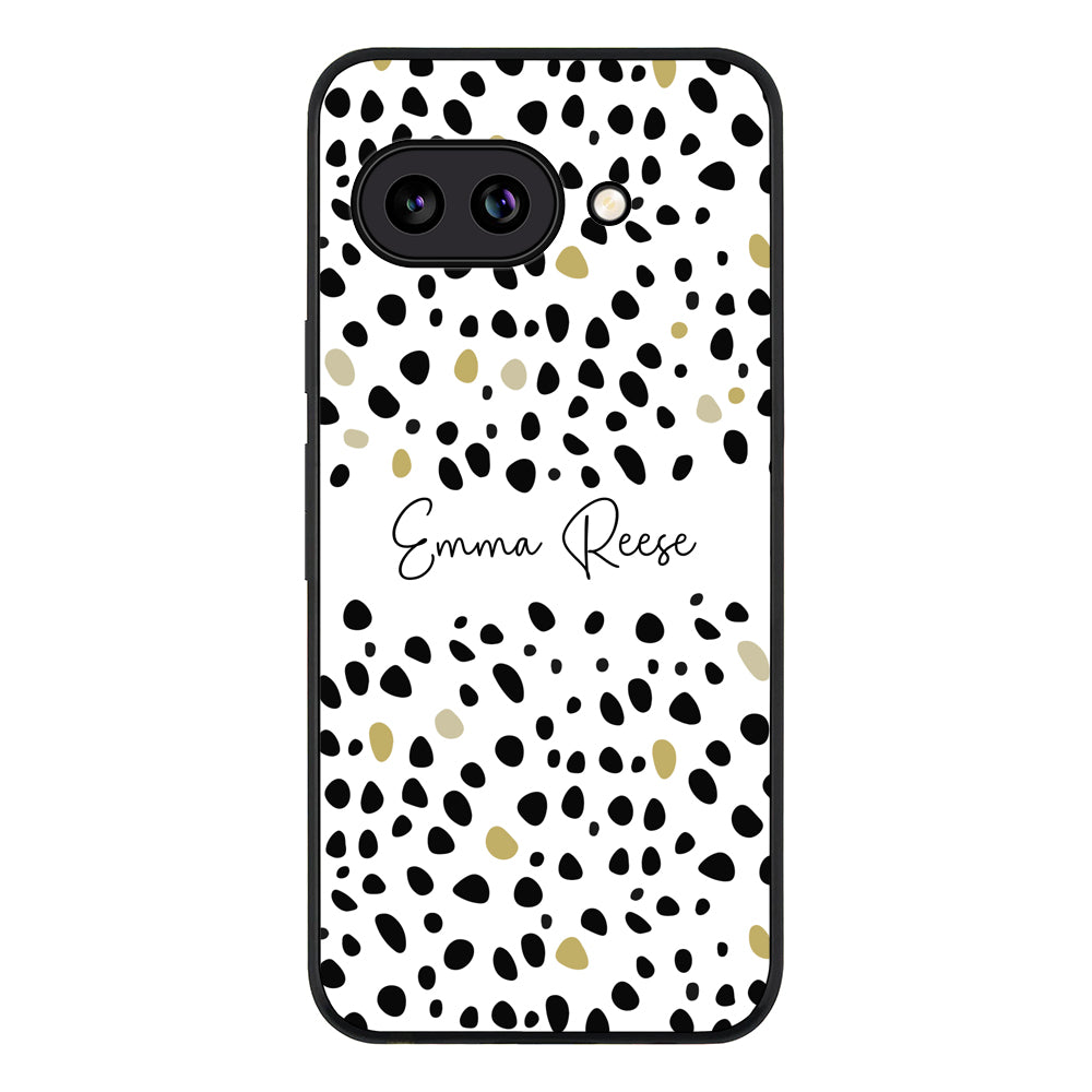 Pebble Multi Color Custom Text, My Name Phone Case - Google