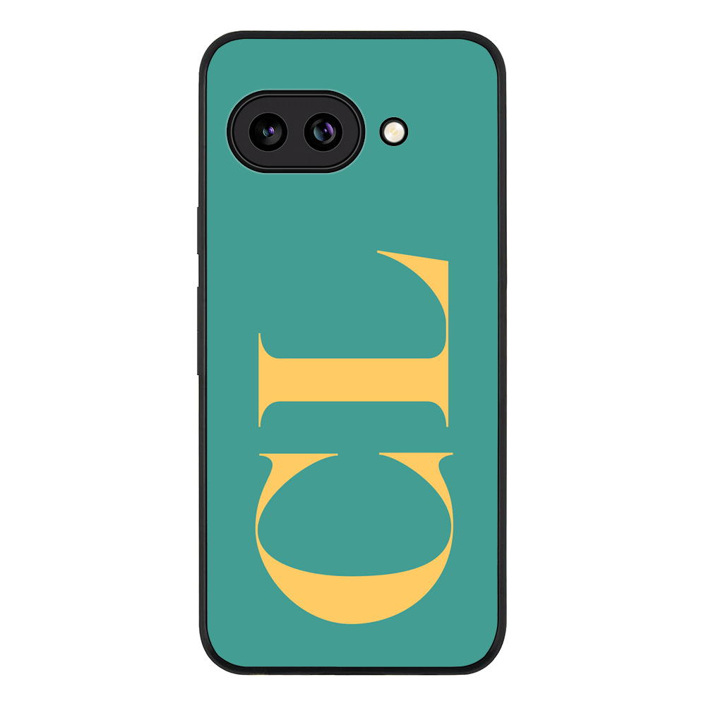 Personalized Monogram Large Initial 3D Shadow Text, Phone Case - Google