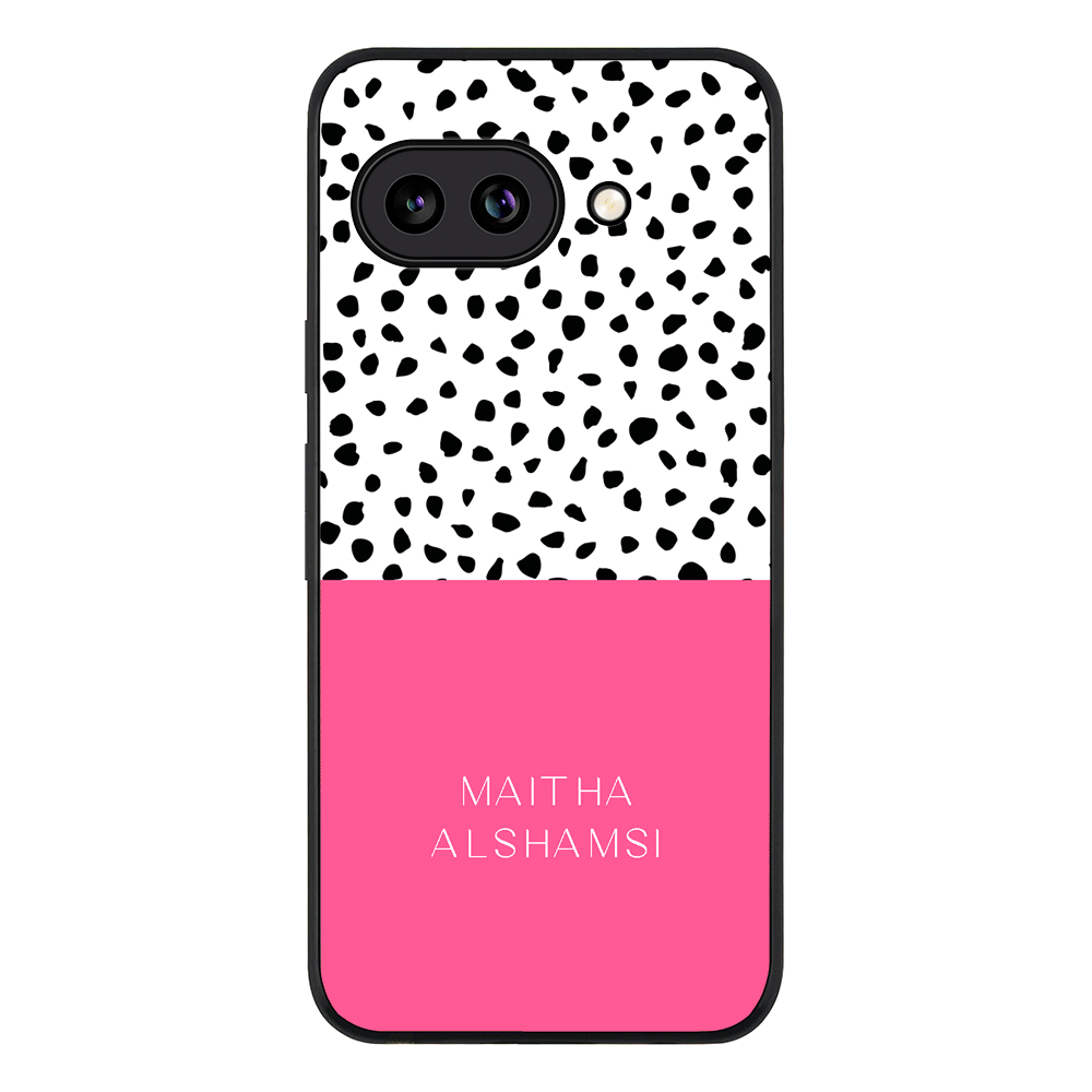 Personalized Text Colorful Spotted Dotted, Phone Case - Google