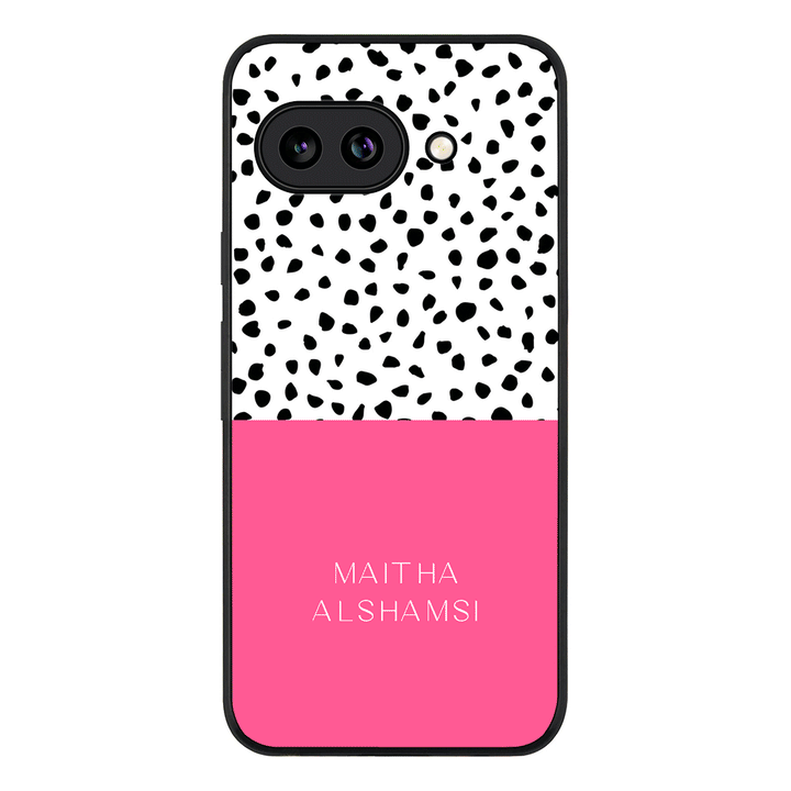 Personalized Text Colorful Spotted Dotted, Phone Case - Google