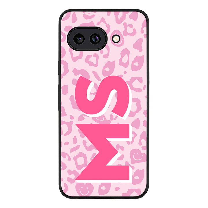 Custom Monogram Initial 3D Shadow Text Seamless Pattern, Phone Case - Google