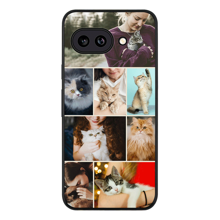 Personalised Photo Collage Grid Pet Cat, Phone Case - Google