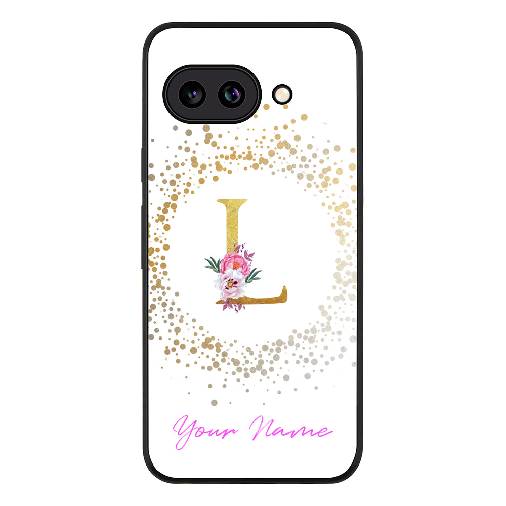 Floral Initial Phone Case - Google