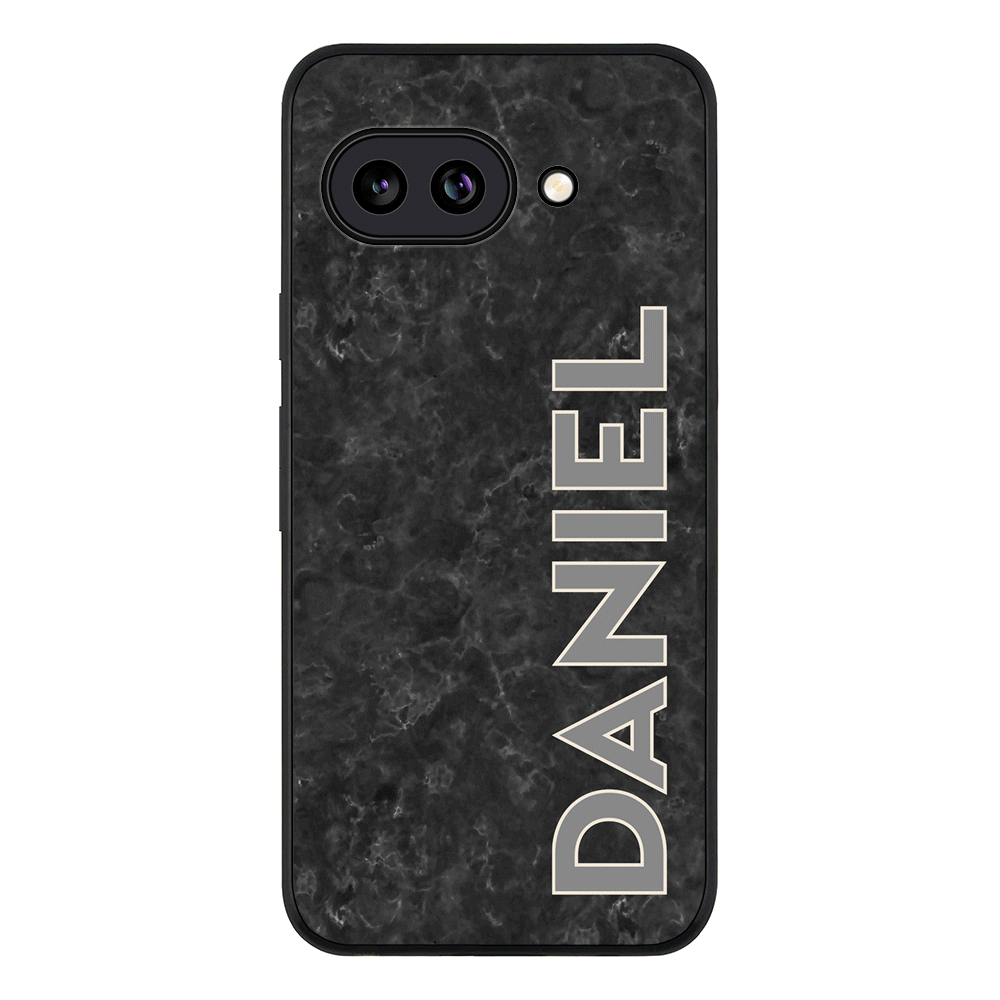 Personalized Text Classic Marble Texture, Phone Case - Google
