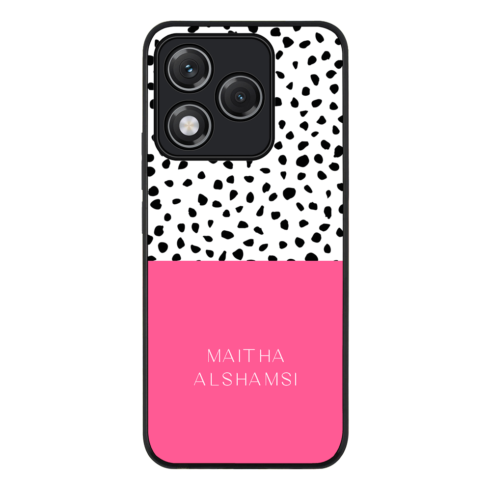Personalized Text Colorful Spotted Dotted, Phone Case - Honor
