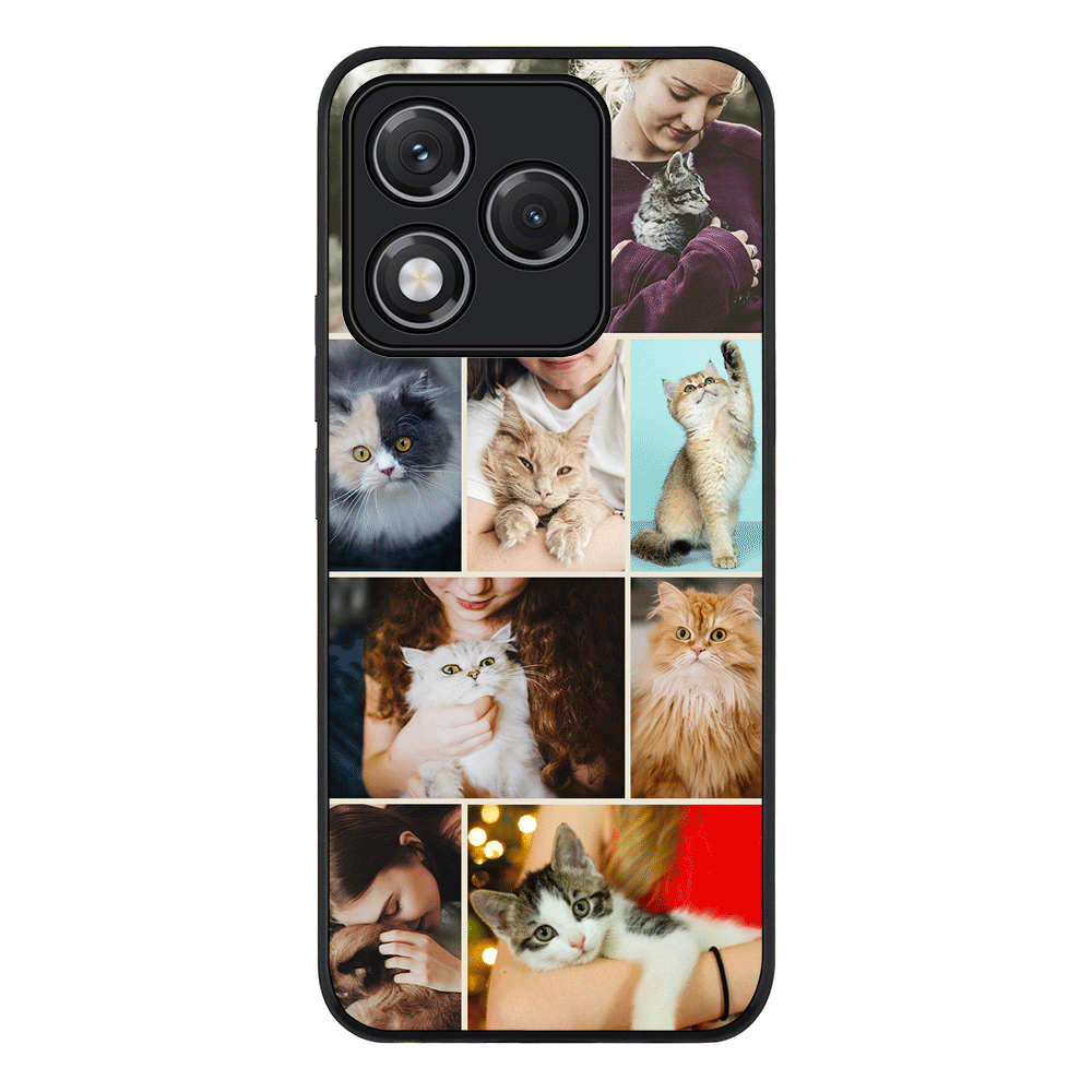 Personalised Photo Collage Grid Pet Cat, Phone Case - Honor