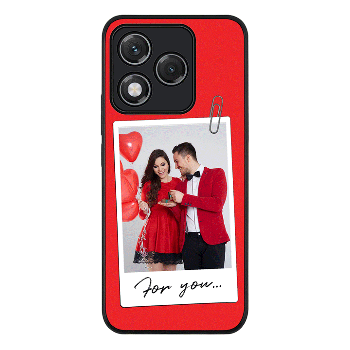 Personalized Polaroid Photo Valentine, Phone Case - Honor