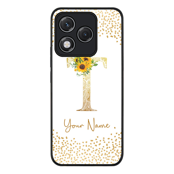 Floral Mandala Initial Phone Case - Honor