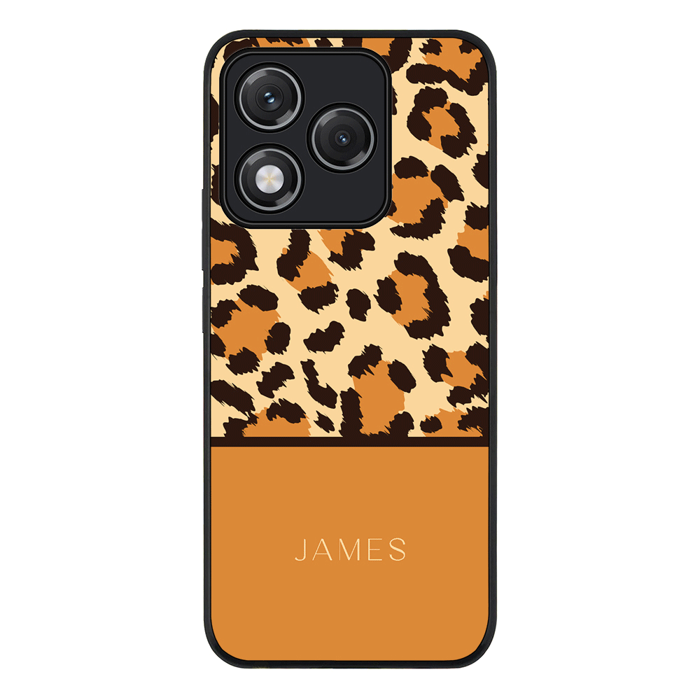 Personalized Text Animal Skin Pattern, Phone Case - Honor