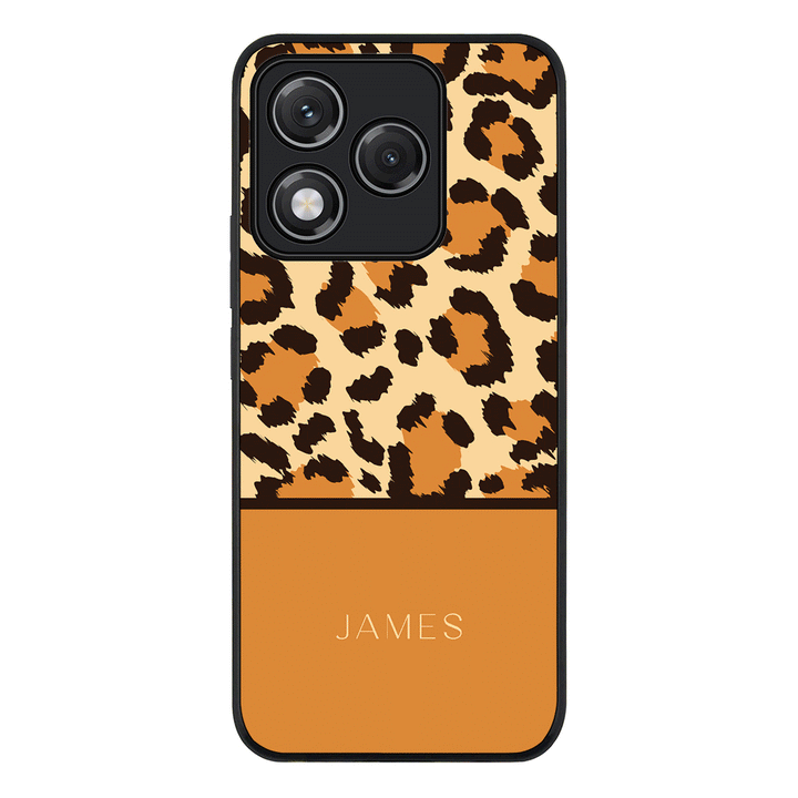 Personalized Text Animal Skin Pattern, Phone Case - Honor