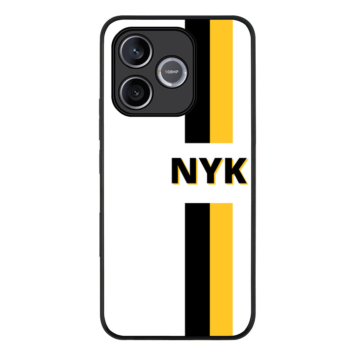 Custom Striped Monogram Phone Case - Honor