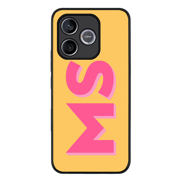 Personalized Monogram Initial 3D Shadow Text Phone Case - Honor