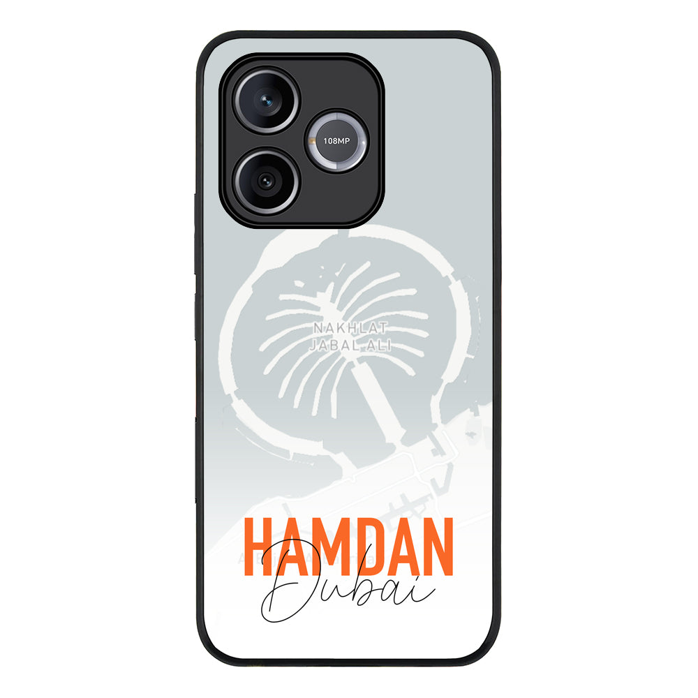 Personalized Location Map & Name, Phone Case - Honor