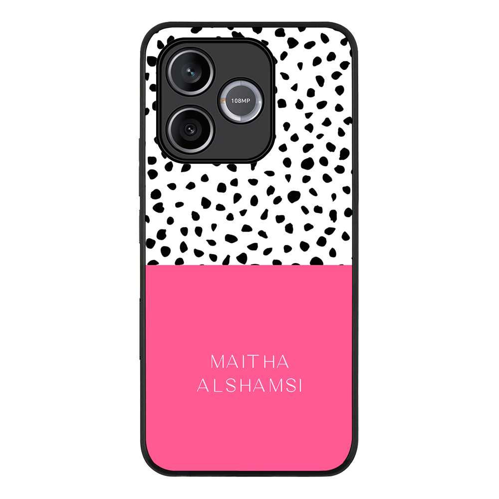 Personalized Text Colorful Spotted Dotted, Phone Case - Honor