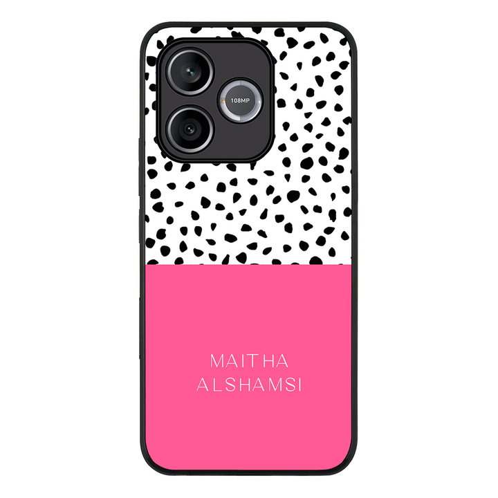 Personalized Text Colorful Spotted Dotted, Phone Case - Honor