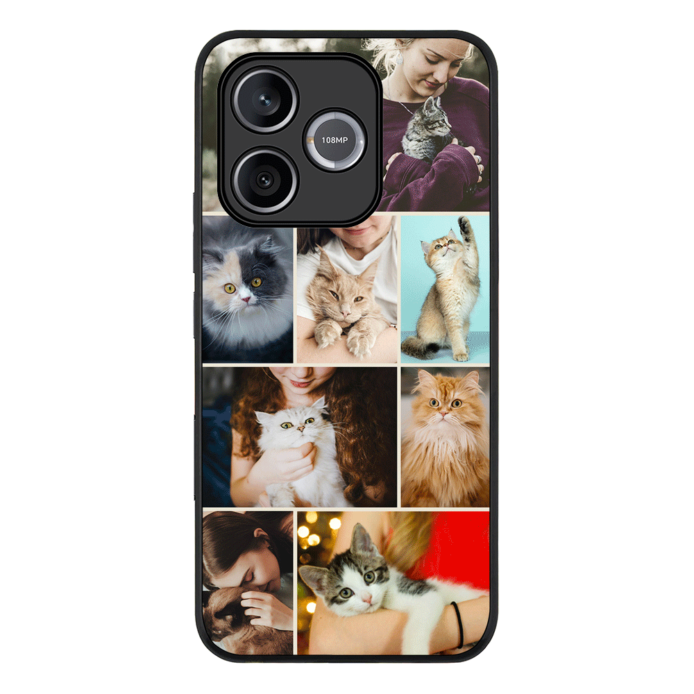 Personalised Photo Collage Grid Pet Cat, Phone Case - Honor