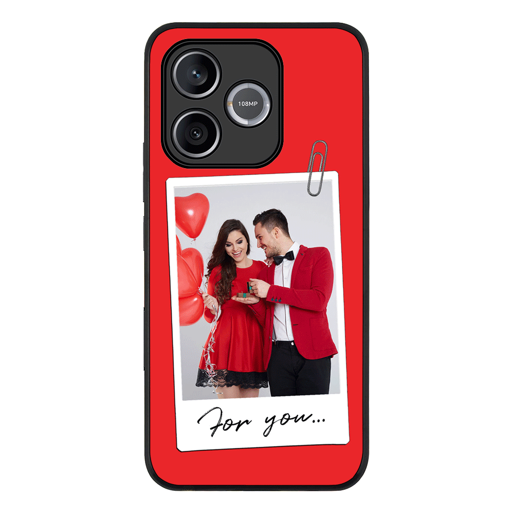 Personalized Polaroid Photo Valentine, Phone Case - Honor
