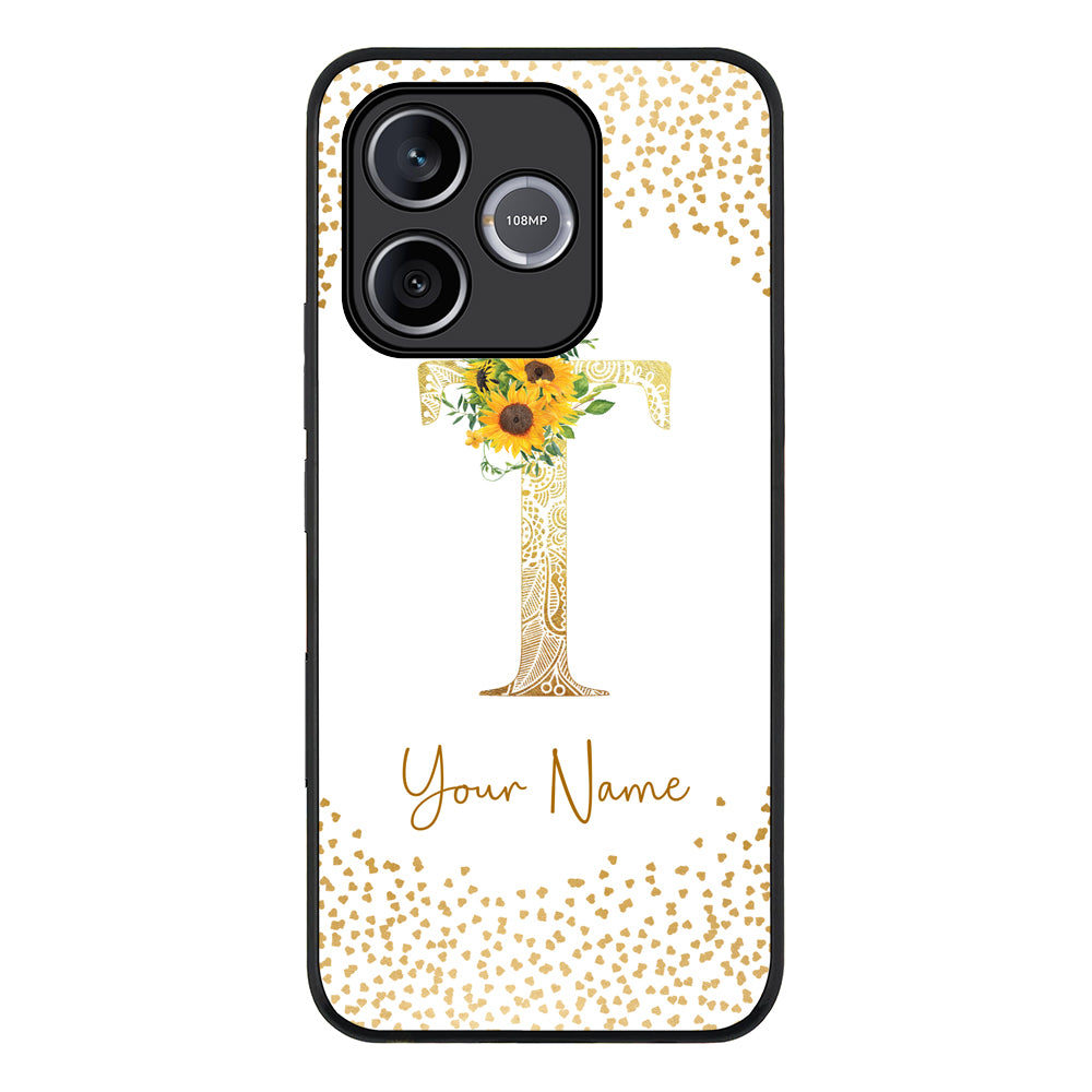 Floral Mandala Initial Phone Case - Honor