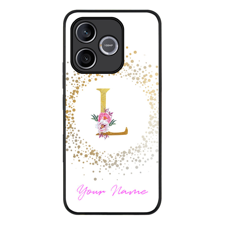 Floral Initial Phone Case - Honor