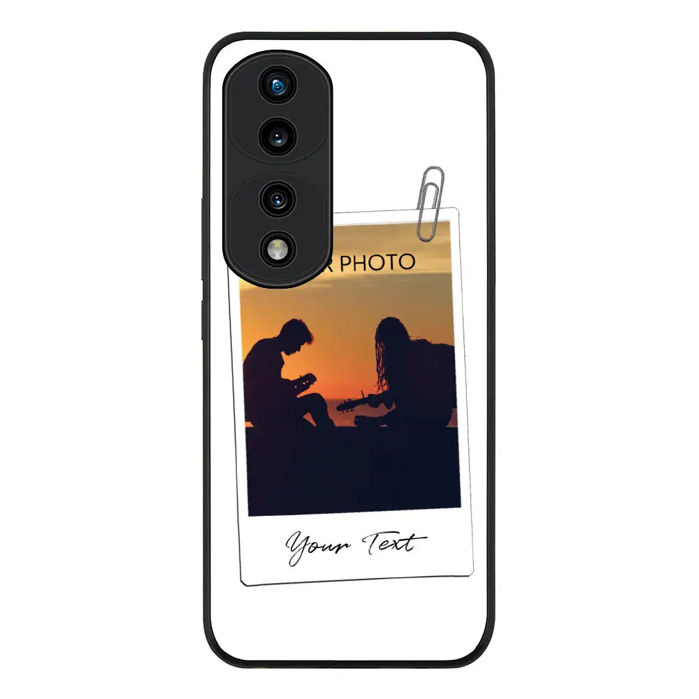 Honor 70 Pro Rugged Black Polaroid Photo Phone Case - Honor - Stylizedd.com