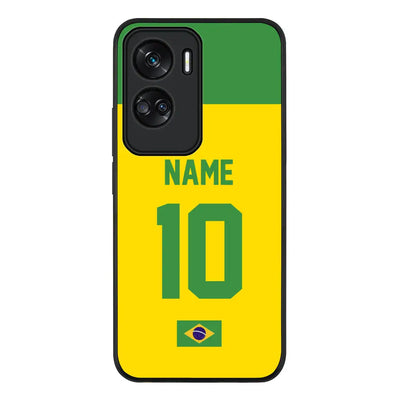 Personalized Football Jersey Phone Case Custom Name & Number - Honor - 90 Lite 5G / X50i / Rugged