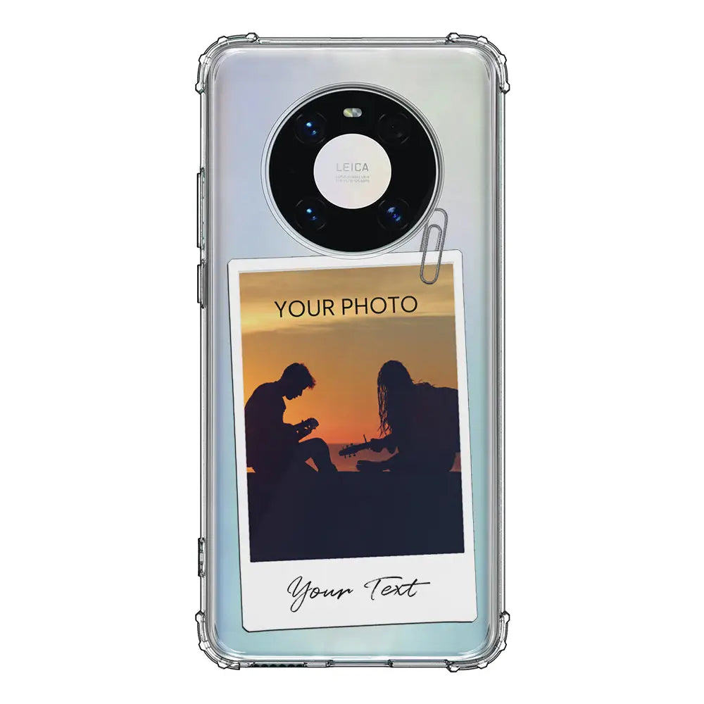 Huawei Mate 40 Pro / Clear Classic Polaroid Photo Phone Case - Huawei - Stylizedd.com
