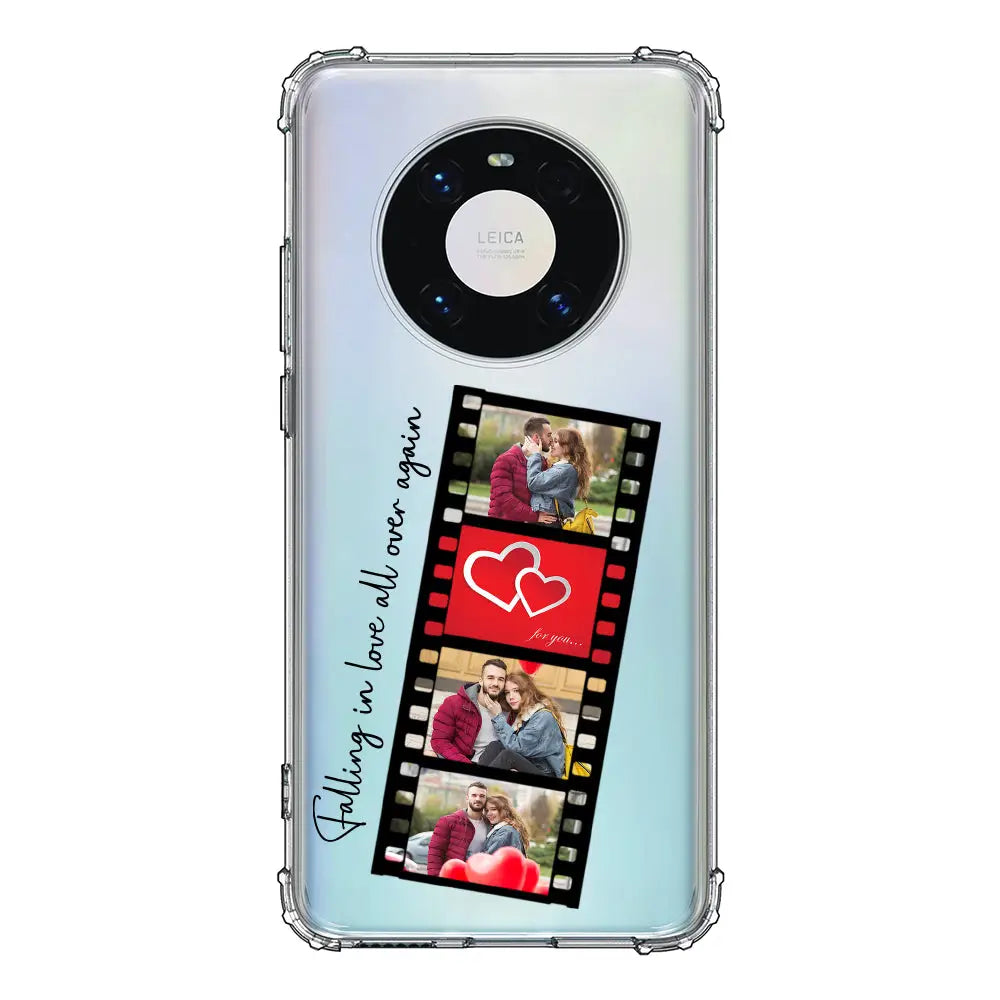 Huawei Mate 40 Pro / Clear Classic Phone Case Custom Valentine Photo Film Strips, Phone Case - Huawei - Stylizedd