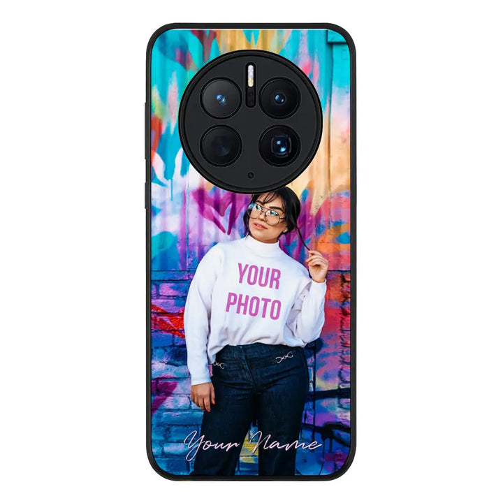 Huawei Mate 50 Pro / Rugged Black Phone Case Custom Photo, My Style Phone Case - Huawei - Stylizedd