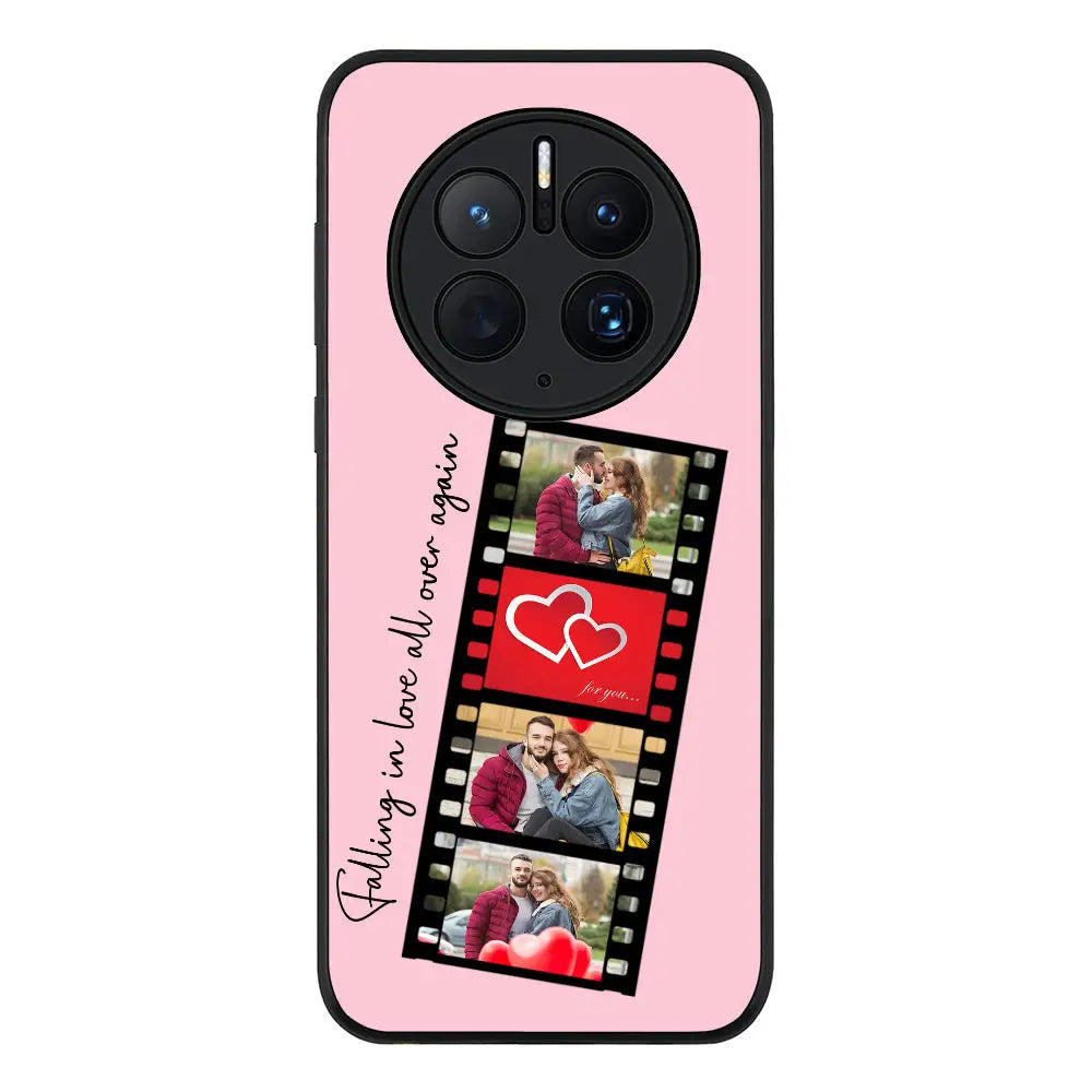 Huawei Mate 50 Pro / Rugged Black Phone Case Custom Valentine Photo Film Strips, Phone Case - Huawei - Stylizedd