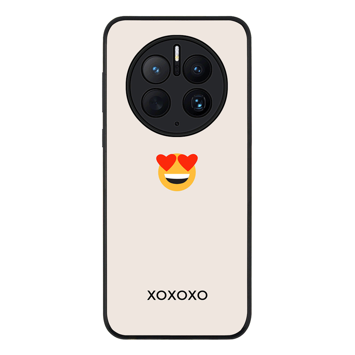 Huawei Mate 50 Pro / Rugged Black Custom Text Emojis Emoticons, Phone Case - Huawei - Stylizedd.com